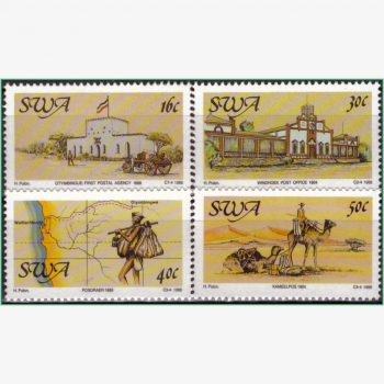 AF12560 | Sudoeste Africano - Centenário do serviço postal