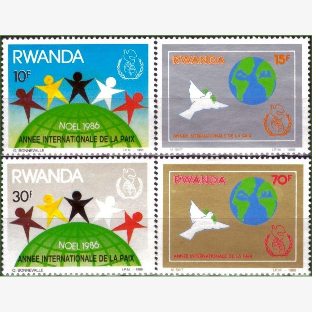 AF13678 | Ruanda - Natal - Ano Internacional da Paz