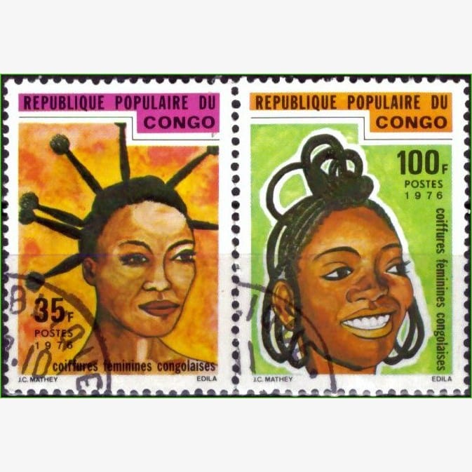 AF13721 | República Popular do Congo - Penteados femininos