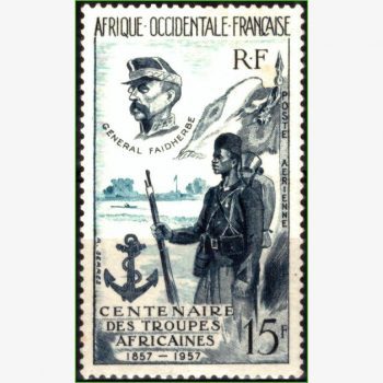 AF14810 | África Ocidental Francesa - Centenário das tropas africanas