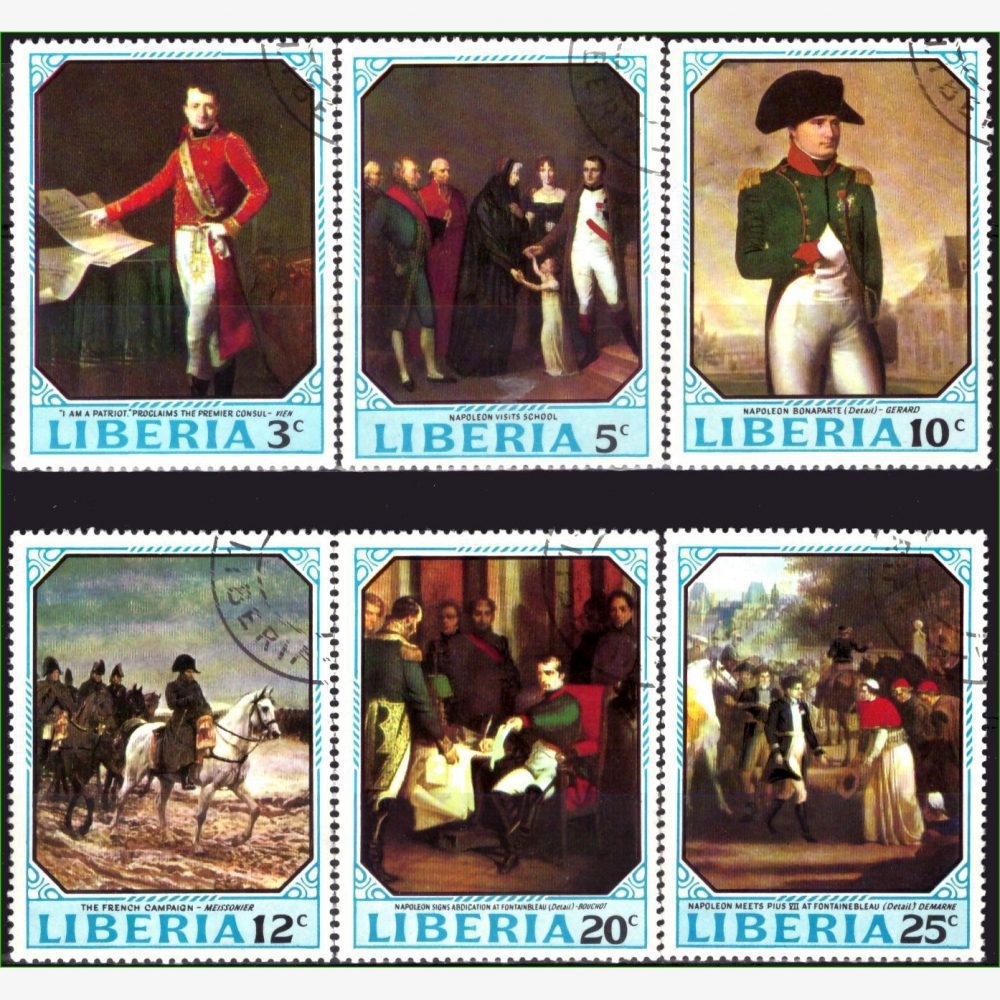 AF15274 | Libéria - Pinturas de Napoleão