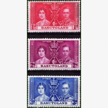 AF15825 | Basutolândia - Coroação - Rei George VI