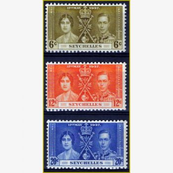 AF15831 | Seicheles - Coroação - Rei George VI