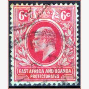 AF16323 | África Oriental Britânica e Protetorado de Uganda - Rei Edward VII