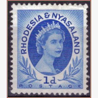 AF16430 | Rodésia e Niassalândia - Rainha Elizabeth II -