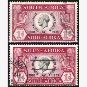 AF16532 | África do Sul - Rei George V - Jubileu de Prata