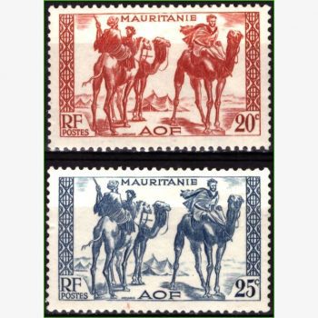 AF16543 | Mauritânia - Mauris em camelos