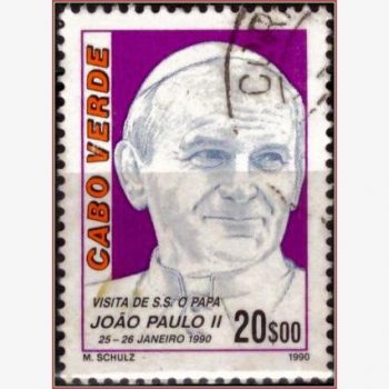 AF17455 | Cabo Verde - Visita do Papa João Paulo II