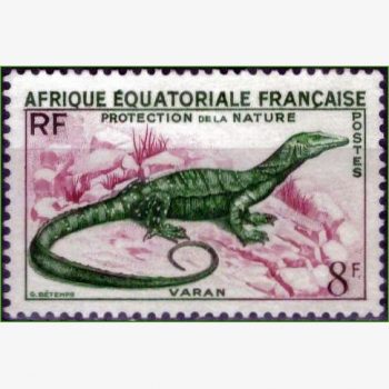 AF18632 | África Equatorial Francesa - Varano das Savanas