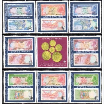 AF5589 | São Tomé e Príncipe - 1º aniversário da nova moeda (Dobra)