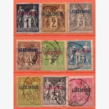 AF6005 | Alexandria - Paz e comércio (selos da França)