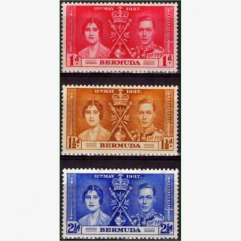 AN15833 | Bermuda - Coroação - Rei George VI