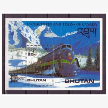 AS10413 | Butão - Trens