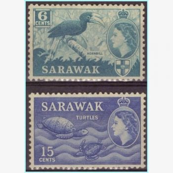 AS11286 | Sarawak (Reino Unido) - Rainha Elizabeth II