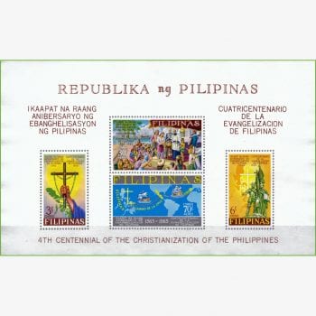 AS12180 | Filipinas - 4º centenário da cristianização das Filipinas