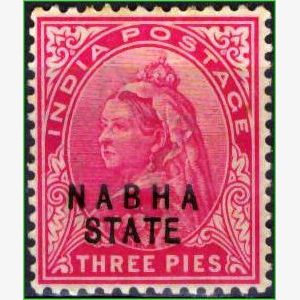 AS14493 | Estados de Convenção - Nabha - Rainha Victoria