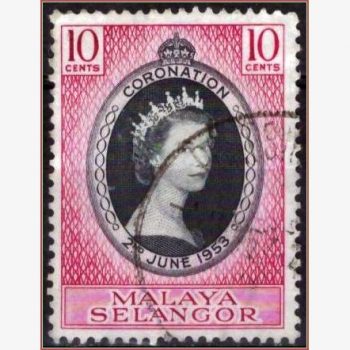 AS16440 | Selangor - Rainha Elizabeth II - Coroação