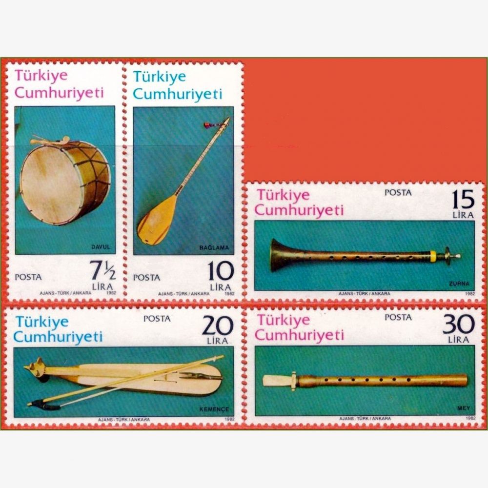 AS18008 | Turquia - Instrumentos musicais de Anatólia