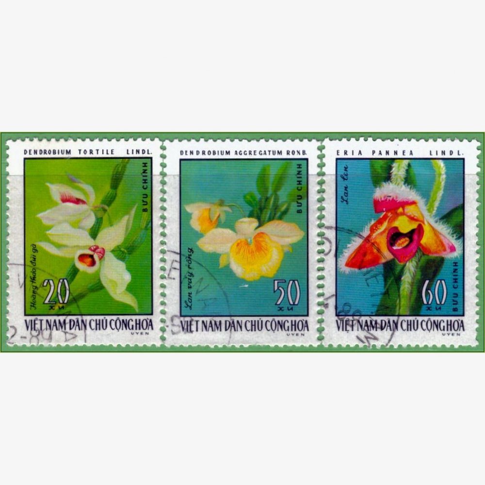 AS18127 | Vietnã do Norte - Orquídeas