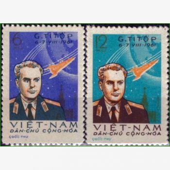 AS18160 | Vietnã do Norte - Astronáutica - Gherman Titov
