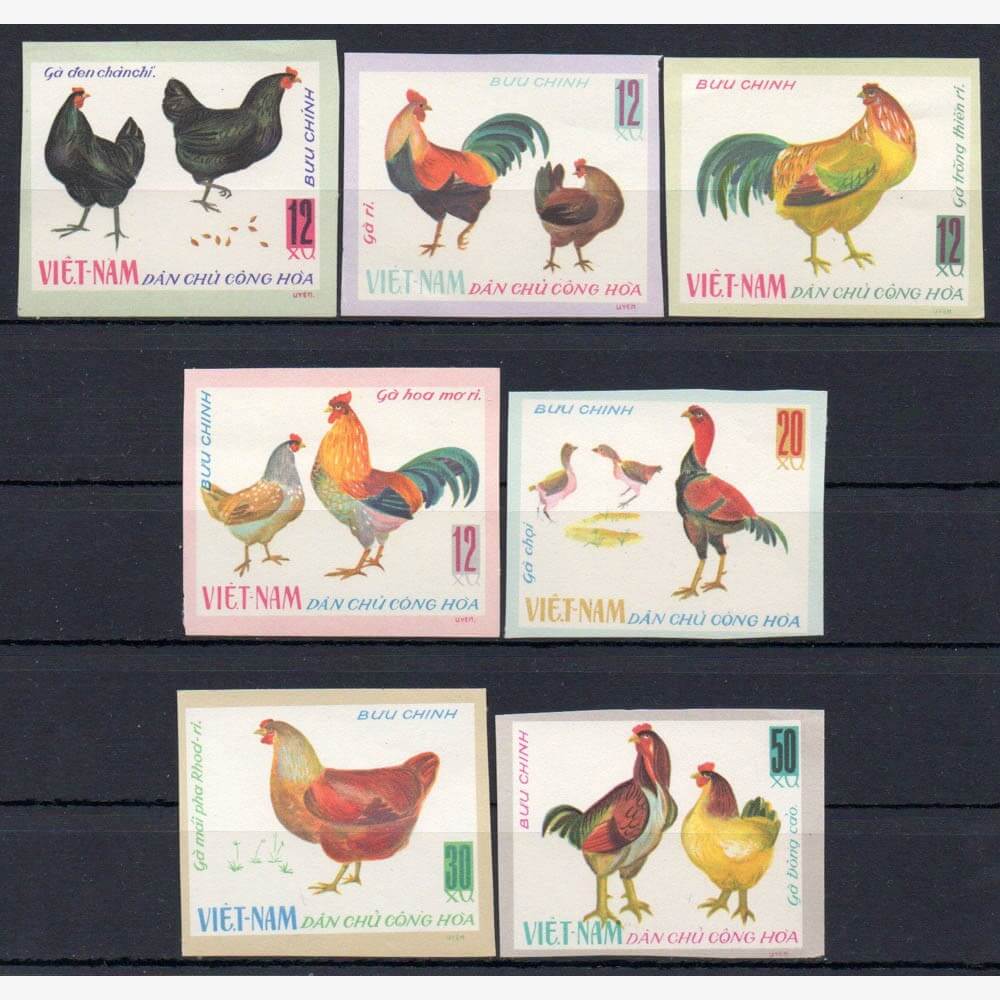 AS6424 | Vietnã do Norte - Aves (galinhas)