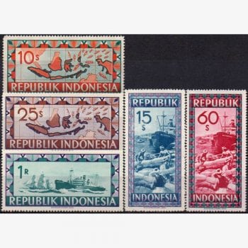 AS7403 | Indonésia - Mapa e navios
