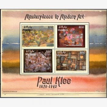 AS7848 | Maldivas - Pinturas de Paul Klee (1879-1940)