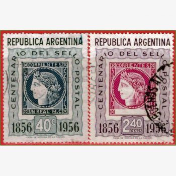 ASU17921 | Argentina - Centenário do selo postal