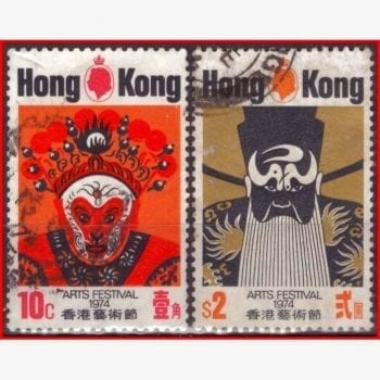 CT13642 | Hong Kong (Colônia Britânica) - Festival de máscaras