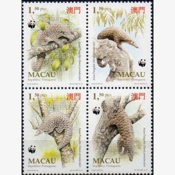 CT6675 | Macau (Colônia Portuguesa) - Pangolim (WWF)
