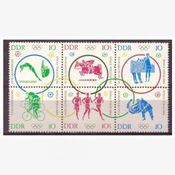 EU10103 | Alemanha (Oriental - DDR) - Olimpíadas (Tóquio 1964)