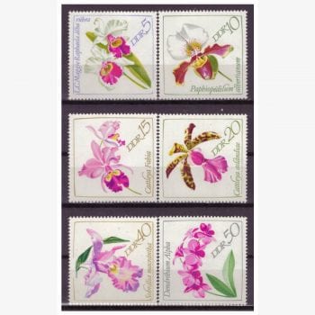 EU10132 | Alemanha (Oriental - DDR) - Orquídeas