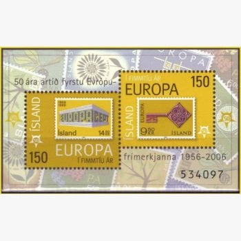EU11023 | Islândia - 50º aniversário da primeira emissão de selos Europa