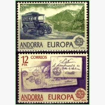 EU11070 | Andorra (Espanha) - Europa - Correios e telecomunicações