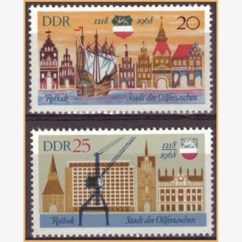 EU11370 | Alemanha (Oriental - DDR) - 750º aniversário de Rostock