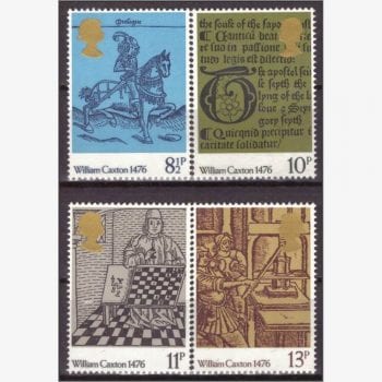 EU11418 | Inglaterra - 500º aniversário da 1ª impressão britânica