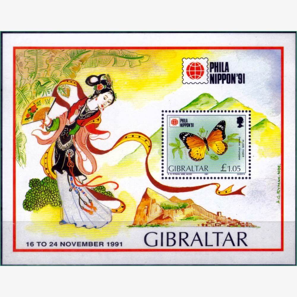 EU11974 | Gibraltar - PHILANIPPON - Borboleta