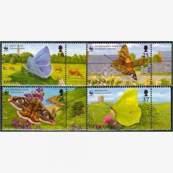 EU11977 | Guernsey - Borboletas e mariposas