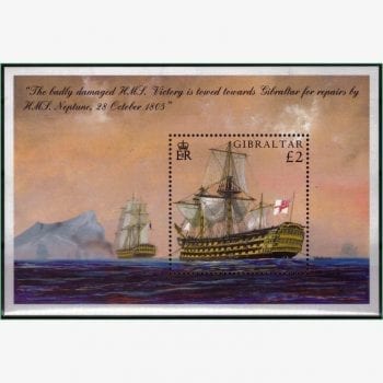 EU12601 | Gibraltar - HMS Victory - Batalha de Trafalgar