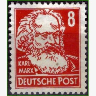 EU12940 | Alemanha (Zona Soviética) - Karl Marx