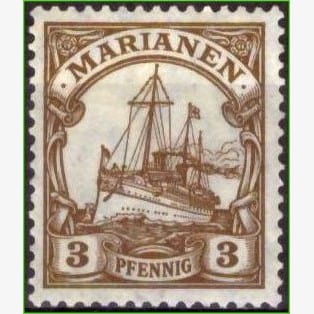 EU13851 | Alemanha (Ilhas Marianas) - Kaisers Yacht "Hohenzollern"