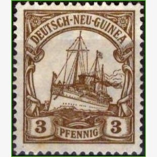 EU13854 | Alemanha (Nova Guiné) - Kaisers Yacht "Hohenzollern"