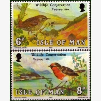 EU13908 | Ilha de Man - Natal - Pássaros