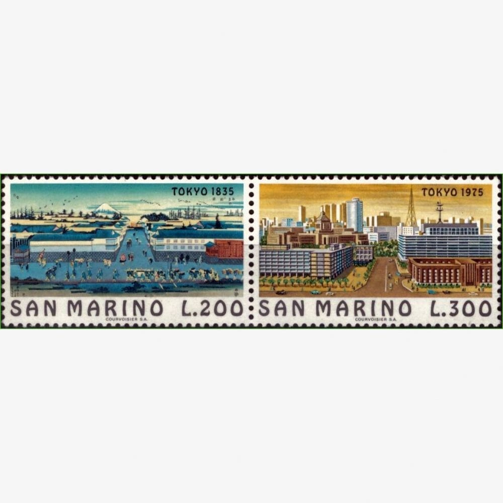 EU13912 | São Marinho - Tóquio (1835 e 1975)