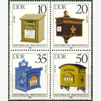 EU14845 | Alemanha (Oriental - DDR) - Caixas de correio