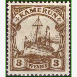 EU15294 | Alemanha (Camarões) - Kaisers Yacht "Hohenzollern"