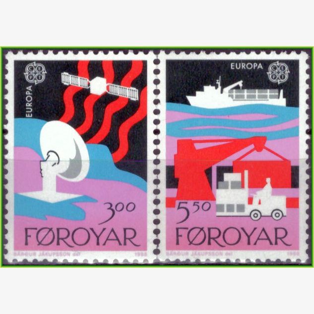 EU15307 | Ilhas Faroe - Europa - Transportes e telecomunicações