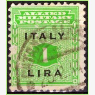 EU15716 | Itália - Governo Militar Aliado - Algarismo