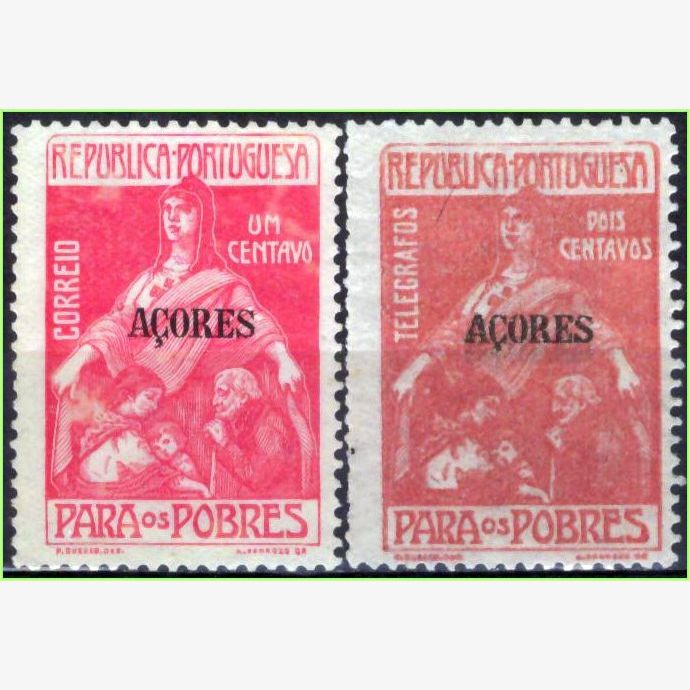 EU16172 | Açores - Para os pobres - Taxa postal - Correios e Telégrafos