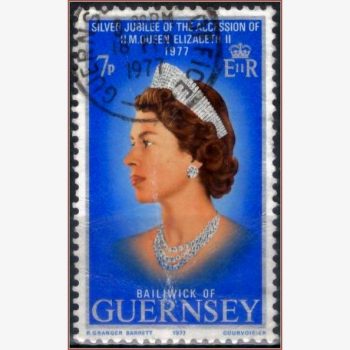 EU16444 | Guernsey - Rainha Elizabeth II - Jubileu de Prata